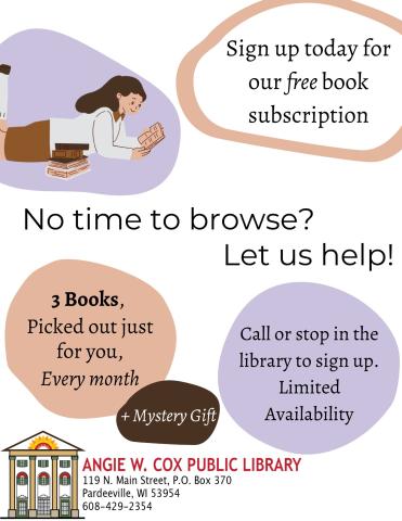 Book Subscription Flyer